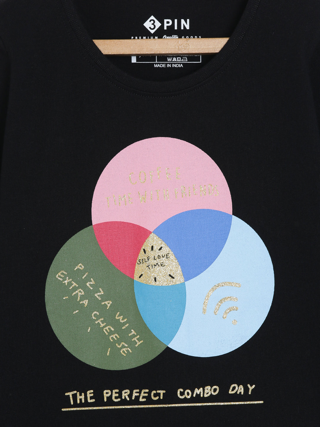 3PIN Girls pack Of 2 T-shirt 2-14 Y