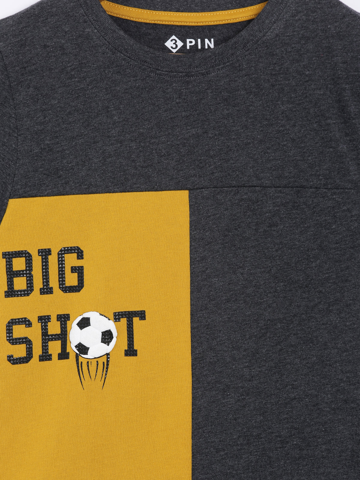 Boys Cotton Printed Round Neck T-Shirt