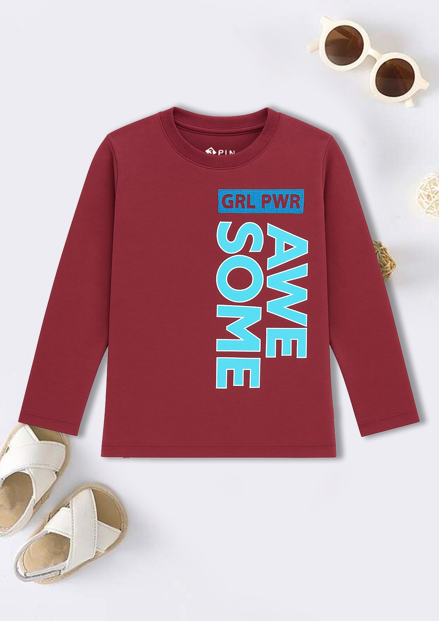 3PIN Girls pack Of 2 T-shirt 2-14 Y
