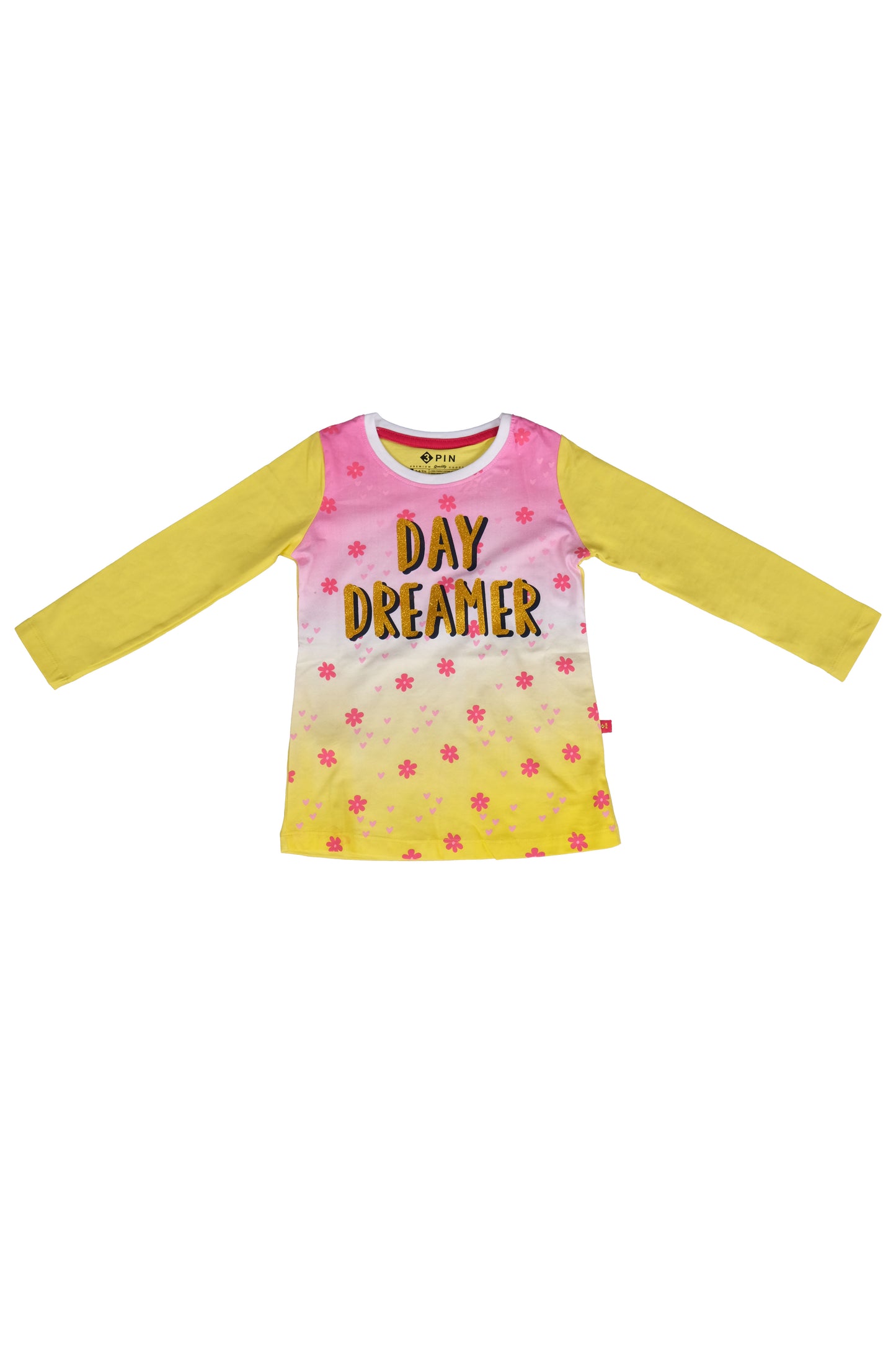 3PIN Girls pack Of 2 T-shirt 2-14 Y
