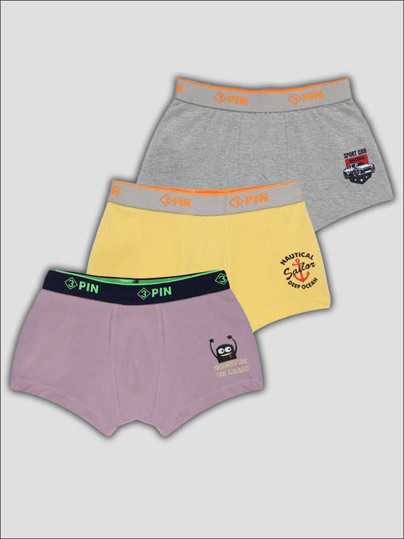 Boys Boxer Briefs Pack Of 3