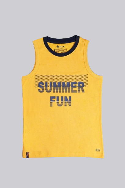 Boyz Cotton Sleeveless Vests - Pack of 5