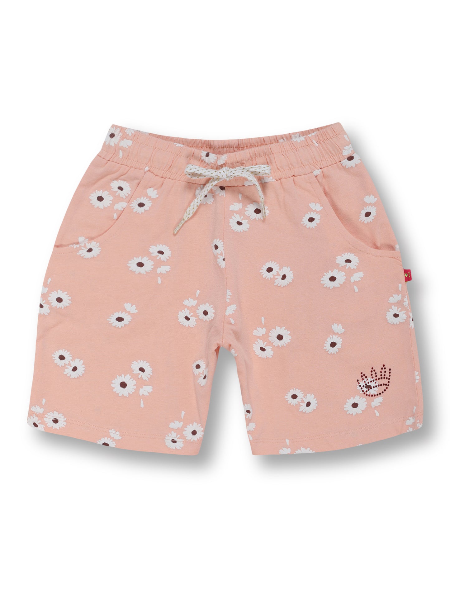 3PIN 100% Cotton Knit  Pack Of 2 Solid and All over Printed Shorts - Multi