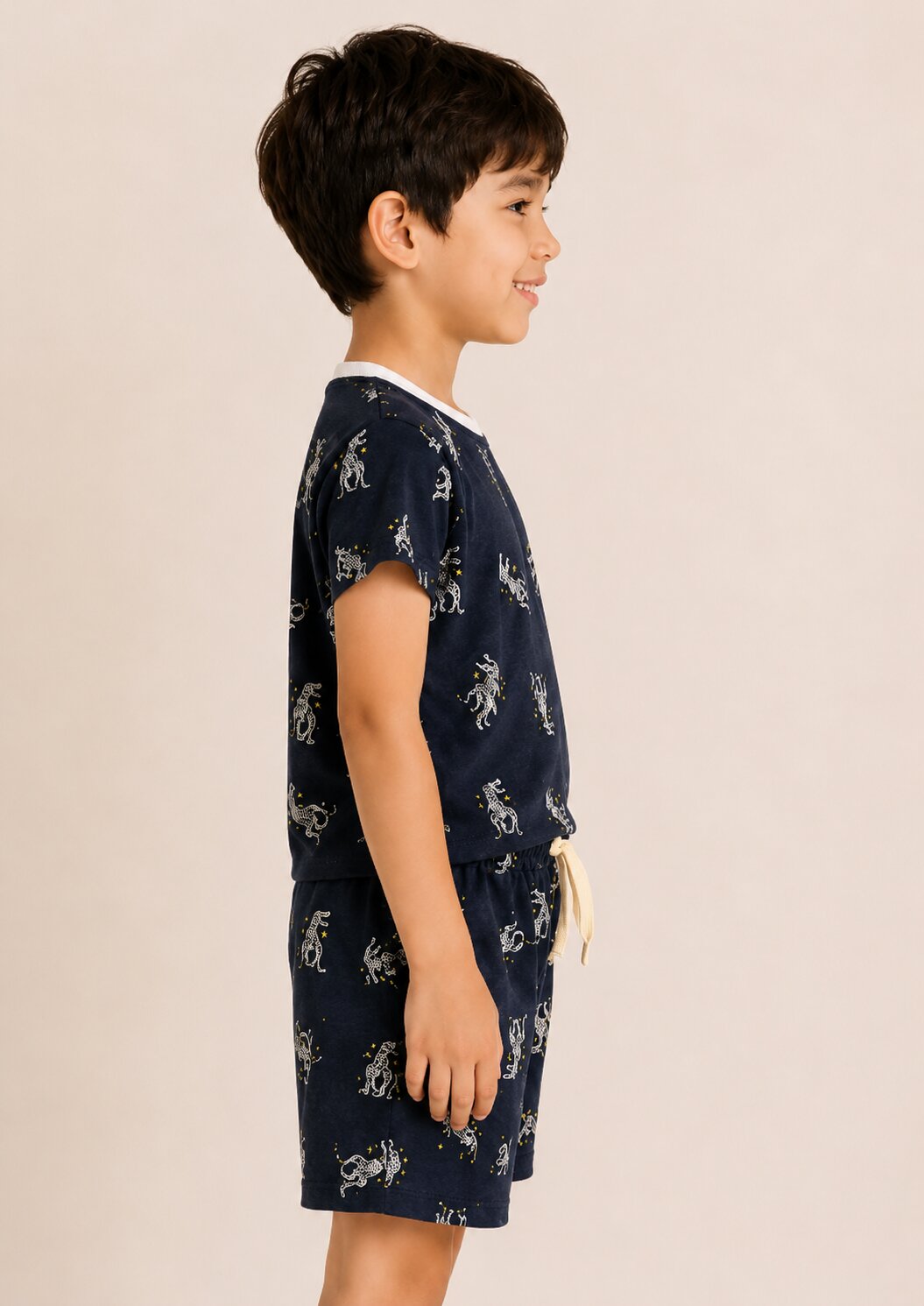 Boys Printed T-shirt with Short