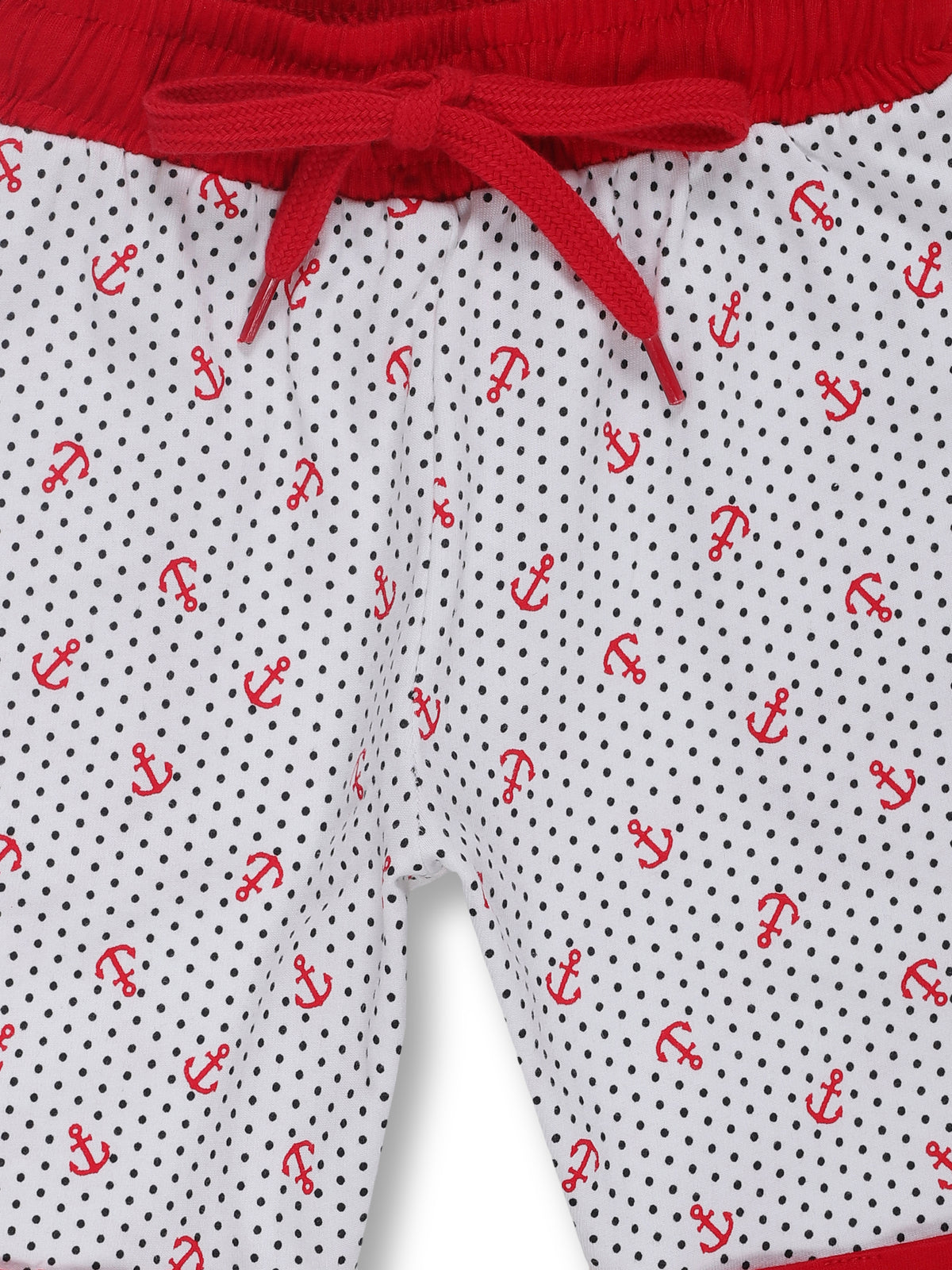 3PIN 100% Cotton Knit  Pack Of 2 Solid and All over Printed Shorts - Multi