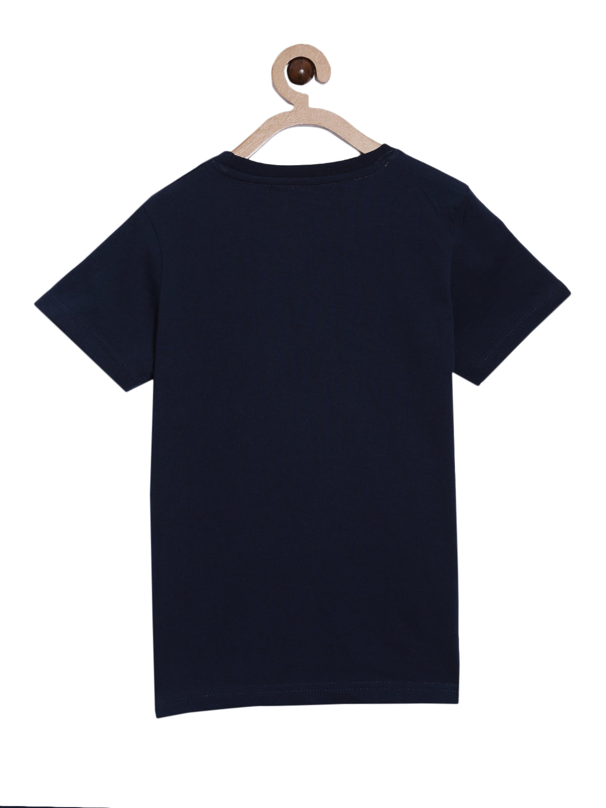 Boys Cotton Printed Round Neck T-Shirt