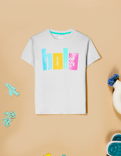 Girls Cotton Printed Round Neck T-Shirt - Pack of 5