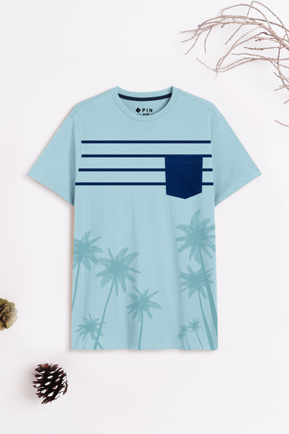 Boys Cotton Printed Round Neck T-Shirt - Pack of 5