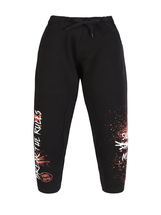 Boys Cotton Joggers Printed