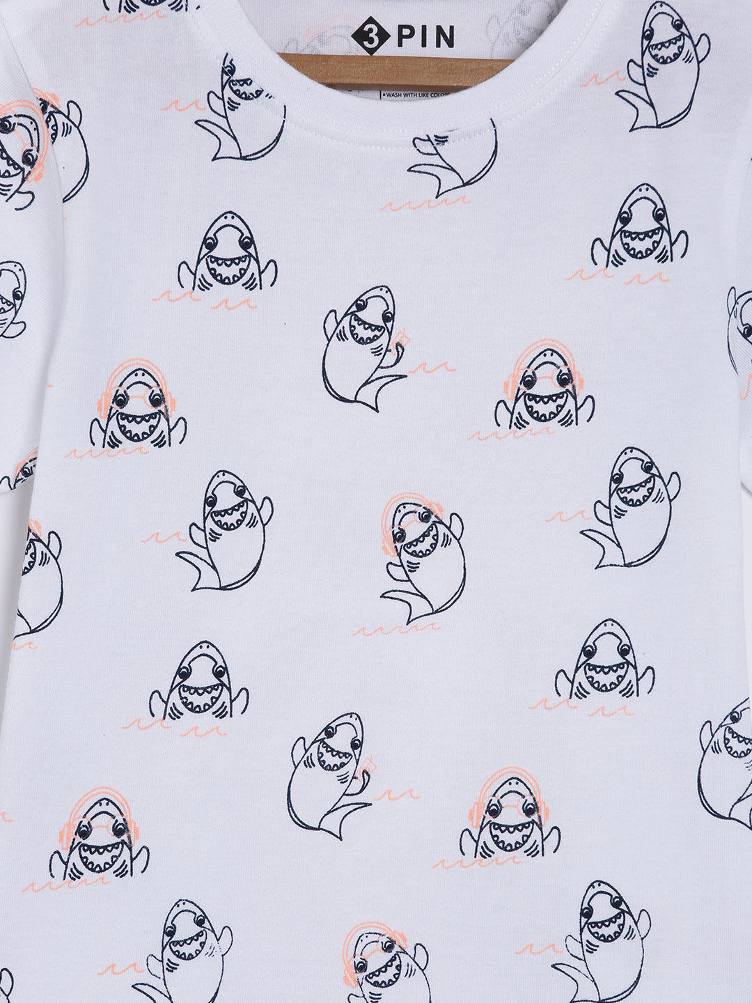 3PIN Boys Half Sleeeve Co-ords Set(Pack of 4)