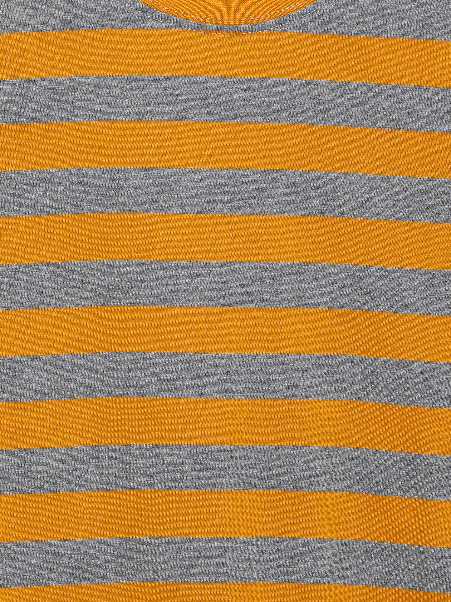 3PIN 100% Cotton Knit Half Sleeve Set of 2 Striped and Newyork City  Printed T-Shirt and Shorts Set - Mustard and Grey Melange