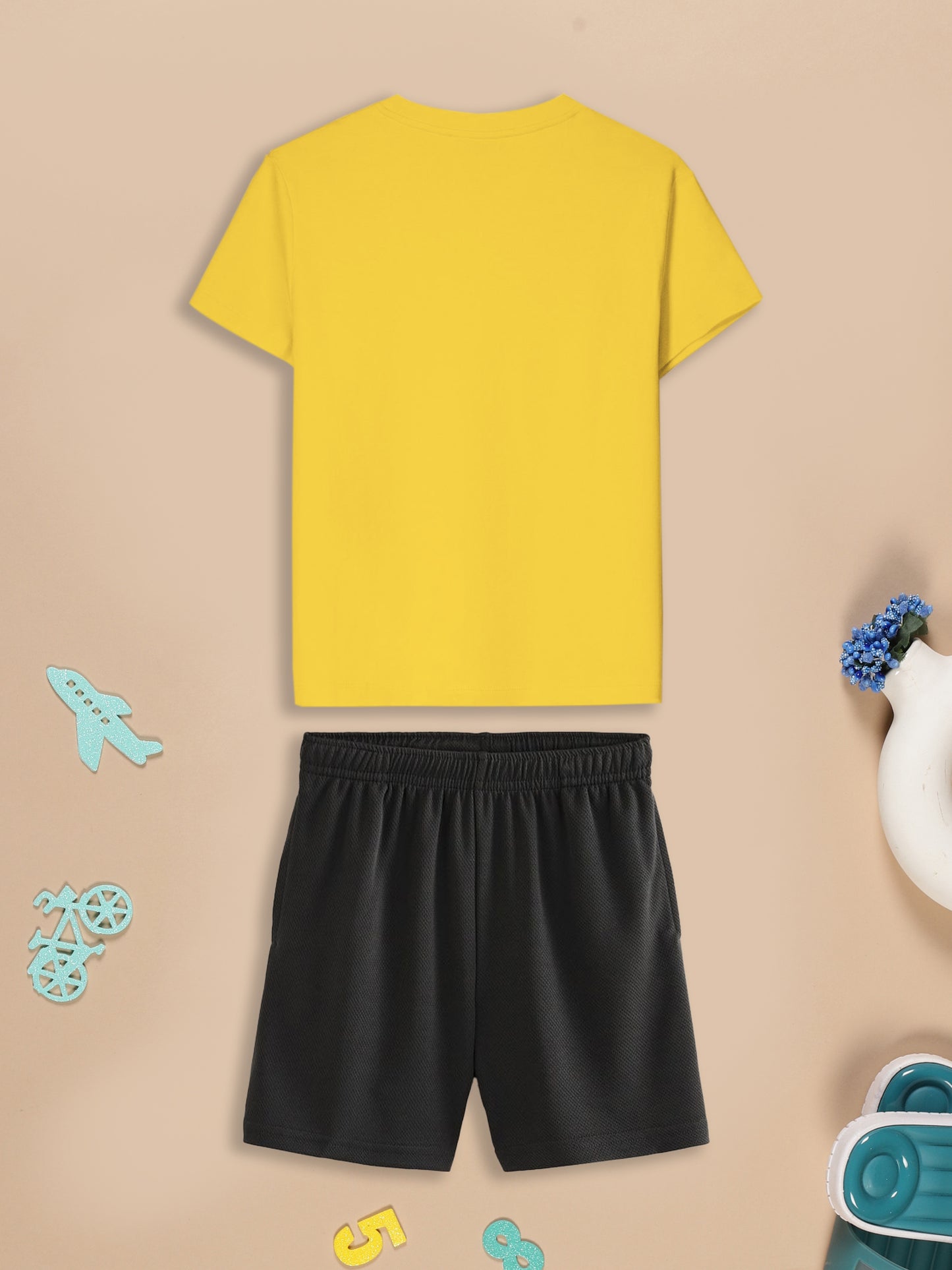 Boys T-Shirt & Shorts Combo Set - Pack of 3