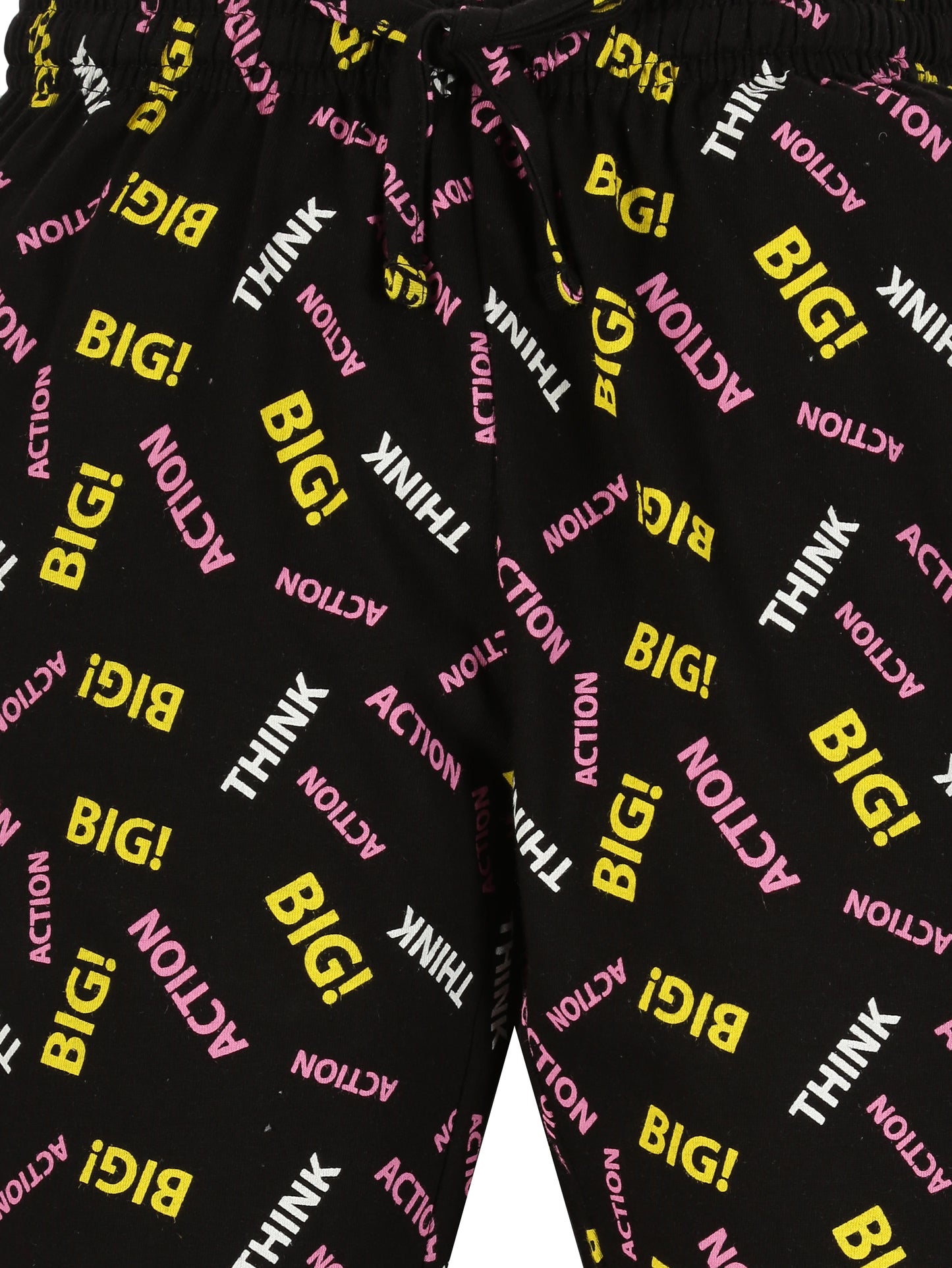 BOYS ALL OVER PRINT NIGHT SUIT - BLACK