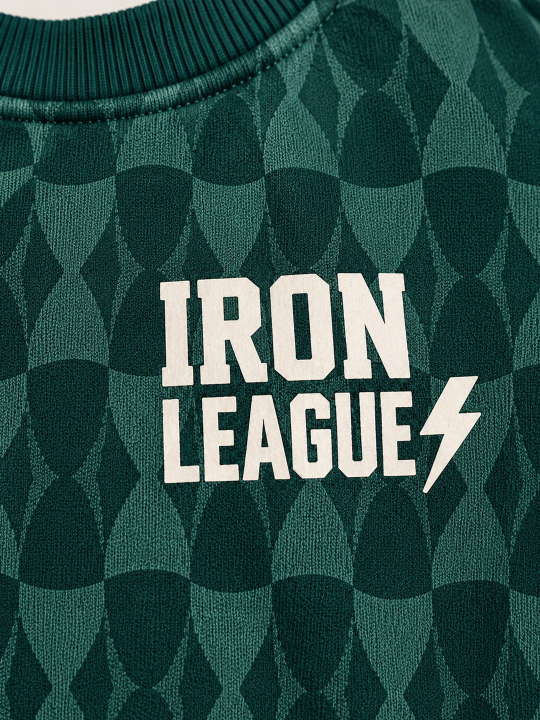 3Pin  Full Sleeve Iron  Printed T-shirt and Pant Set - Green