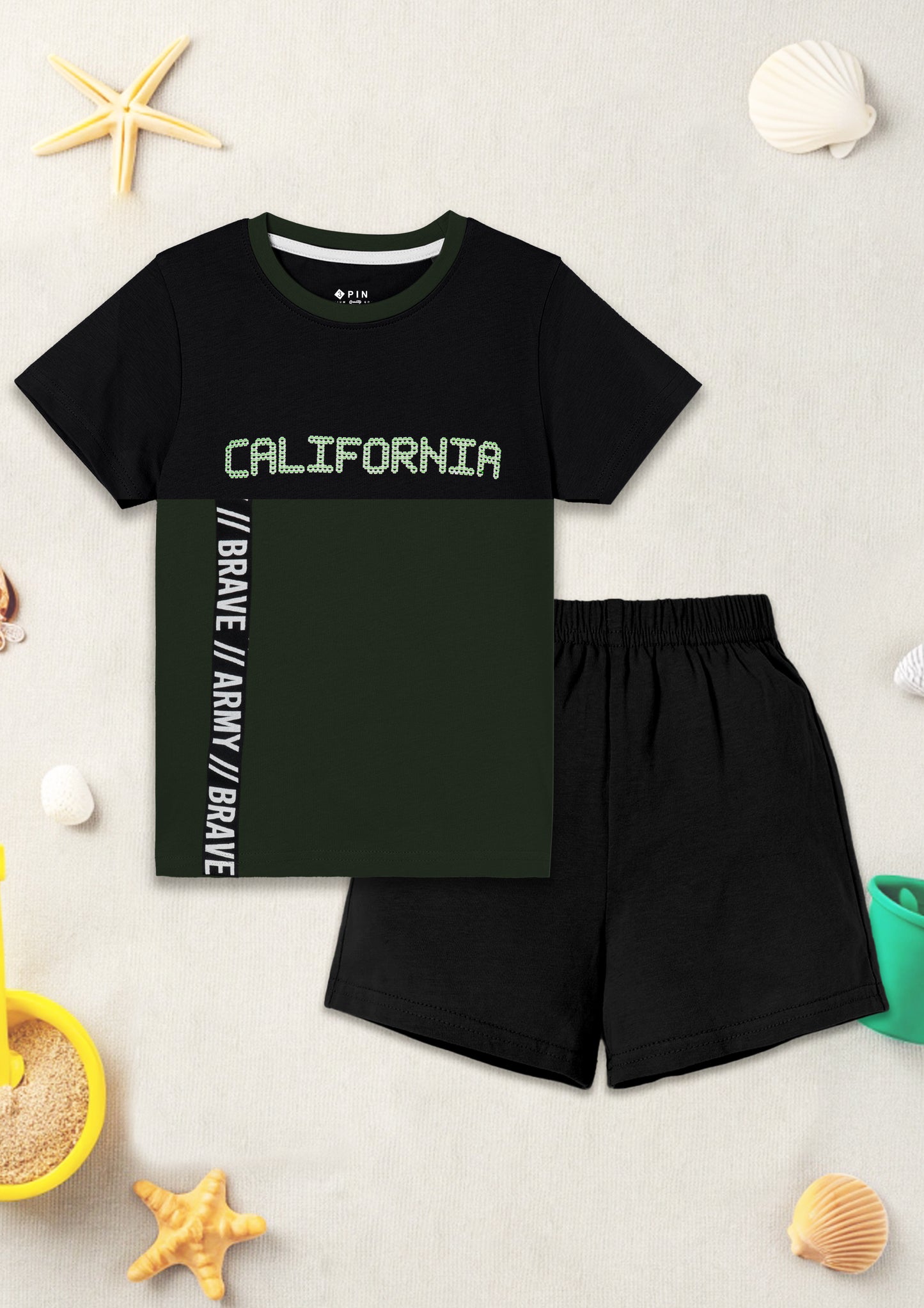 Boys Top and Shorts Set - Pack of 3