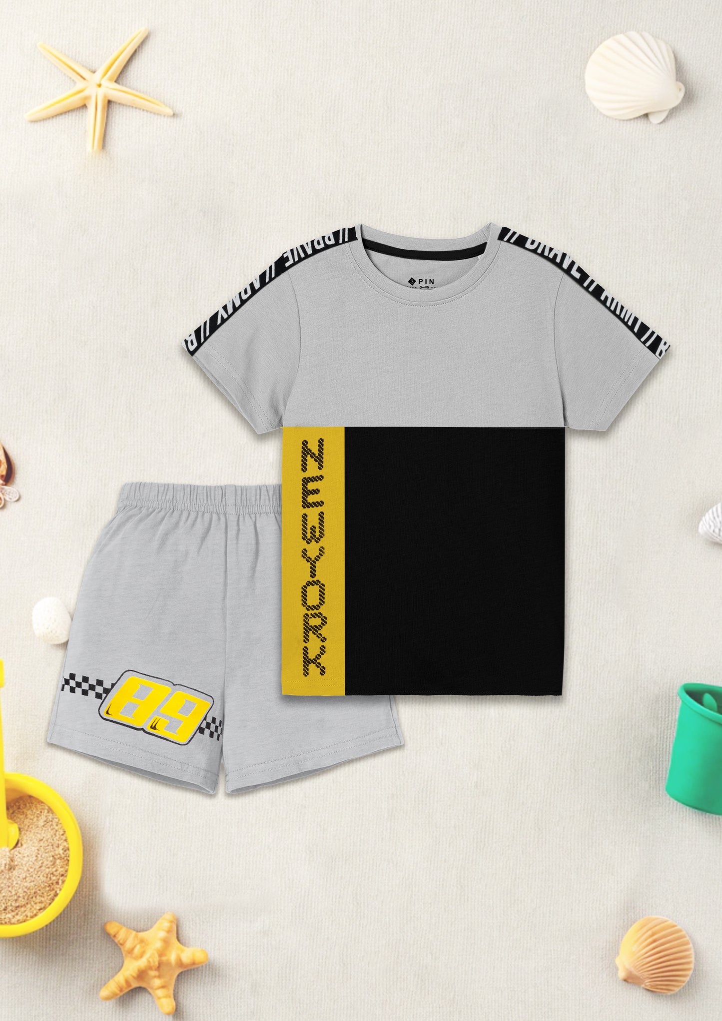 Boys Top and Shorts Set - Pack of 3