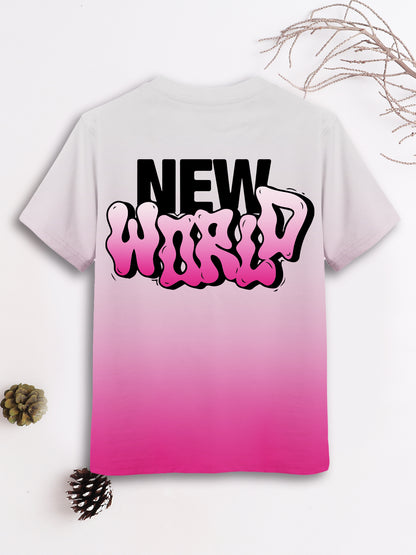 Boys Cotton Printed Round Neck T-Shirt - Pack of 5