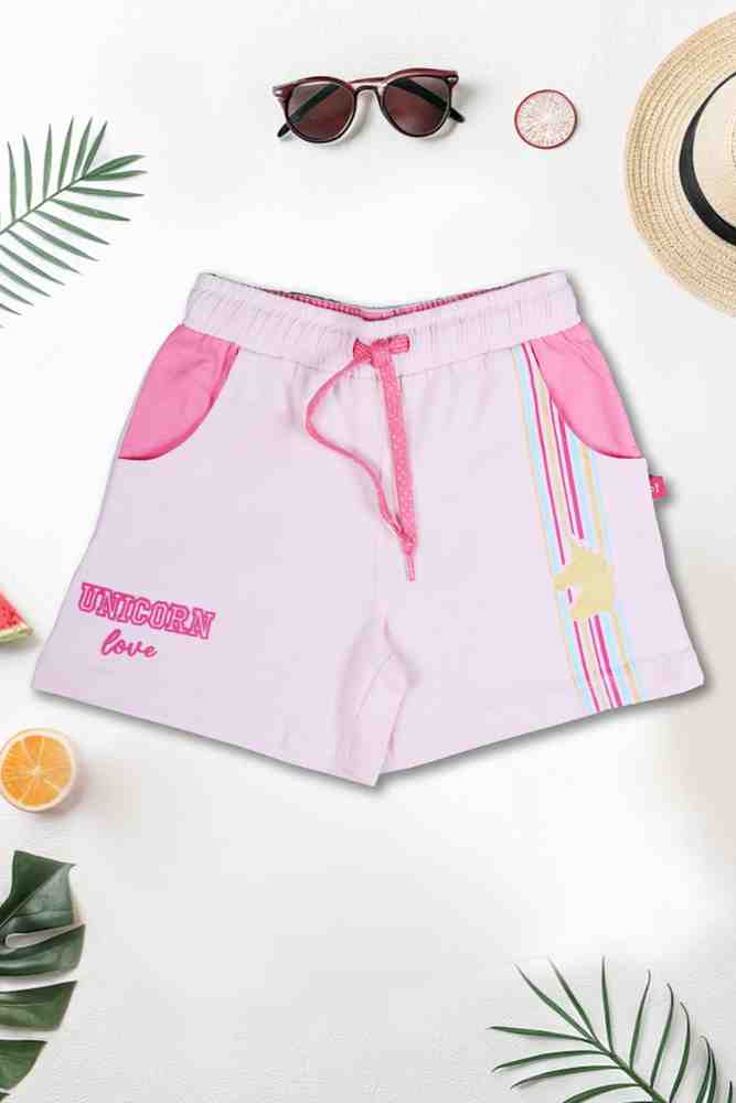 Girls Placement Printed Shorts Pack of 5 - Multi