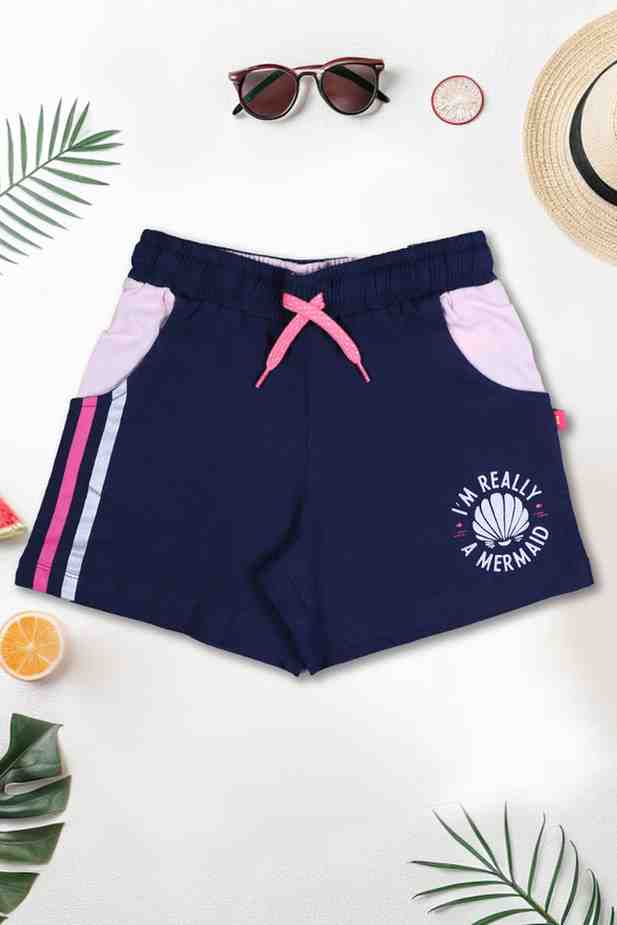 Girls Placement Printed Shorts Pack of 5 - Multi