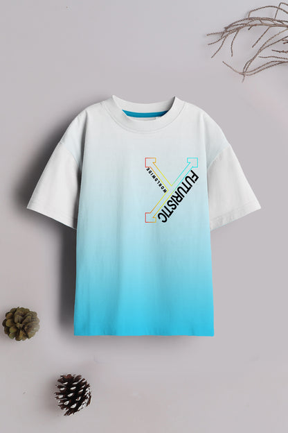 Boys Cotton Printed Round Neck T-Shirt - Pack of 5