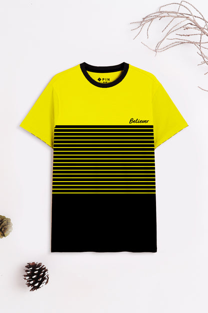 Boys Cotton Printed Round Neck T-Shirt - Pack of 5