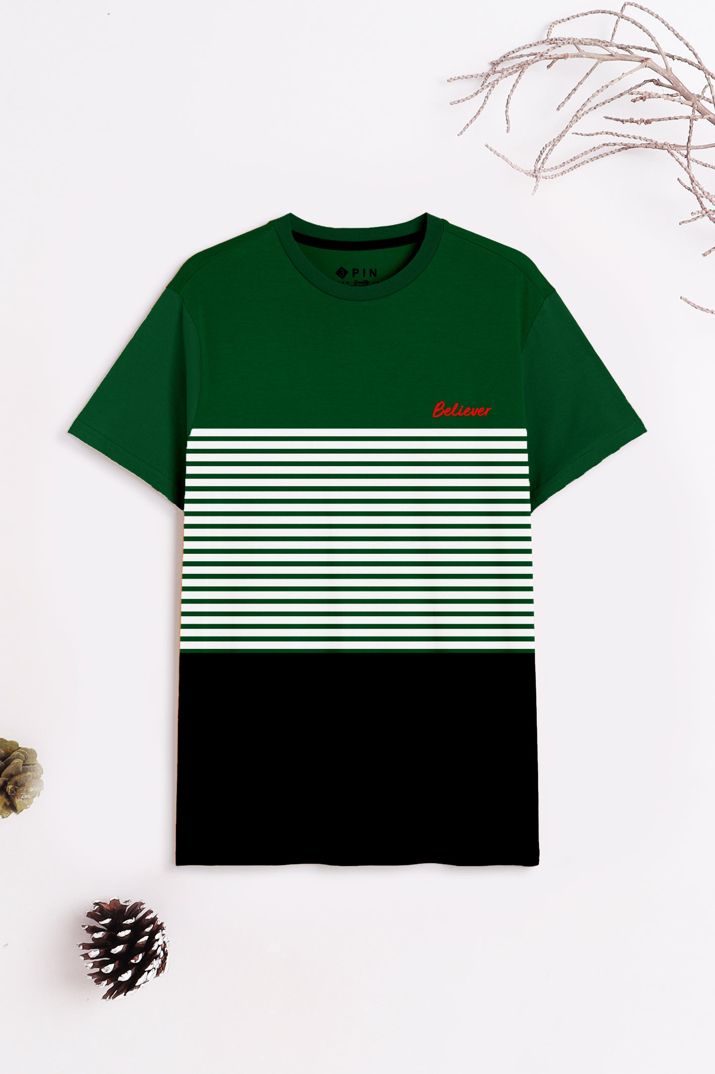 Boys Cotton Printed Round Neck T-Shirt - Pack of 5