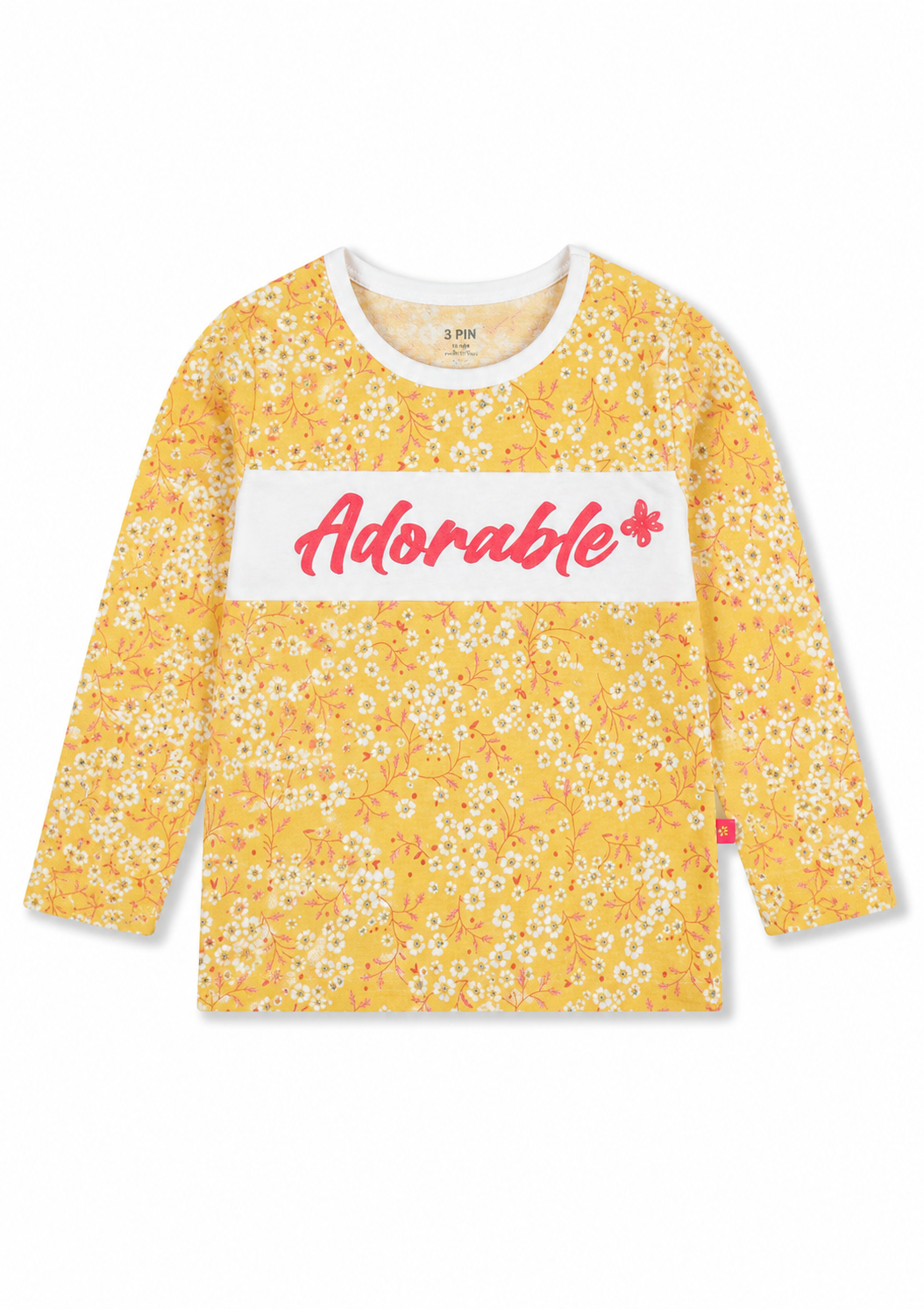 3PIN Girls pack Of 2 T-shirt 2-14 Y