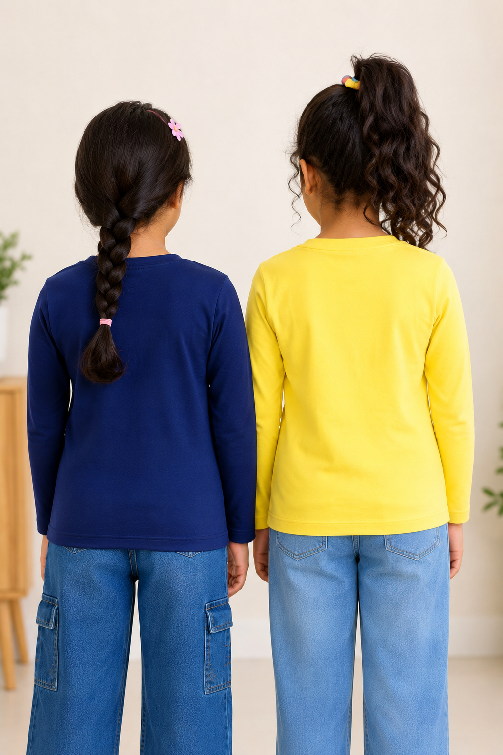 3PIN Girls pack Of 2 T-shirt 2-14 Y