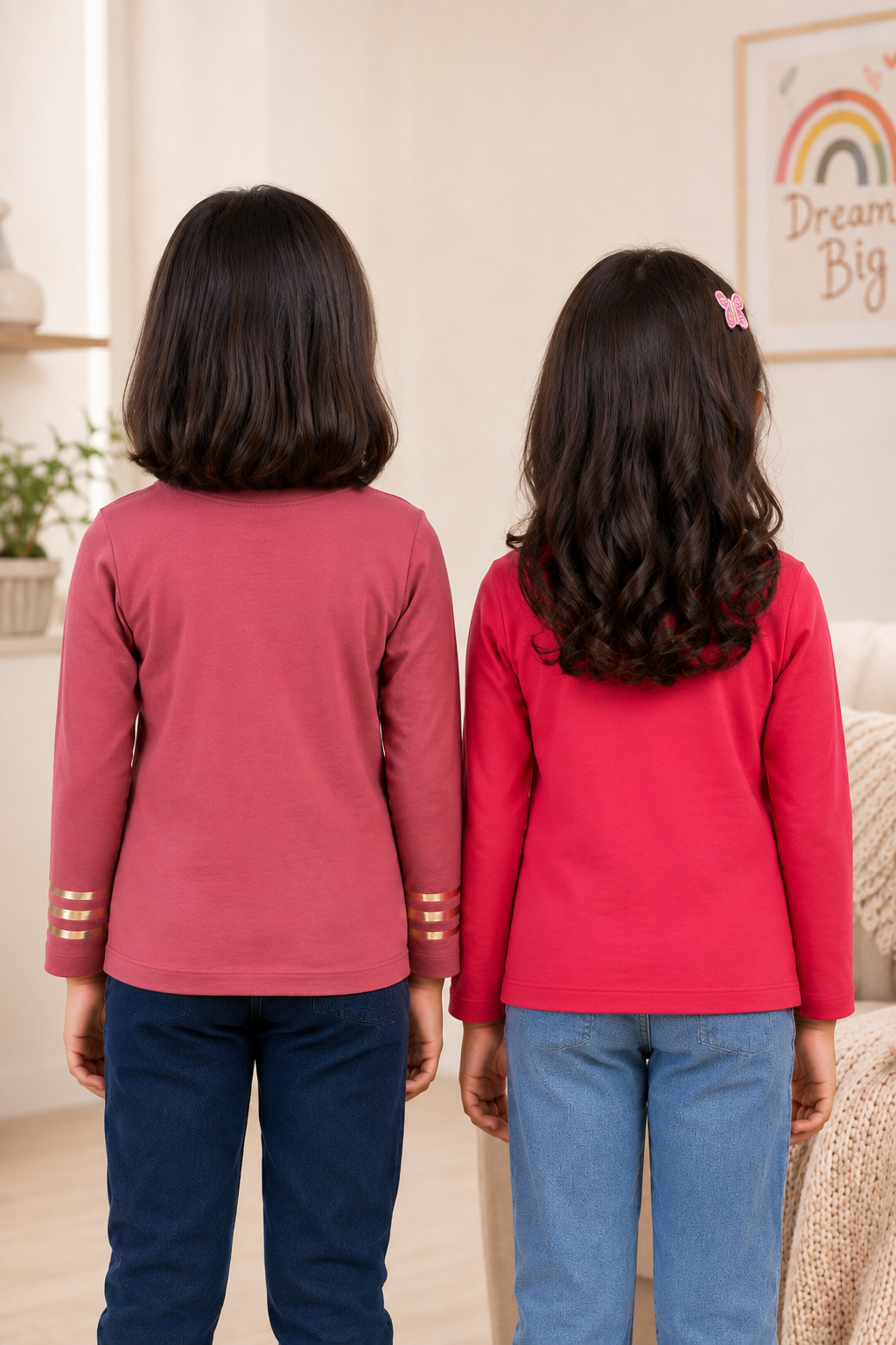 3PIN Girls pack Of 2 T-shirt 2-14 Y
