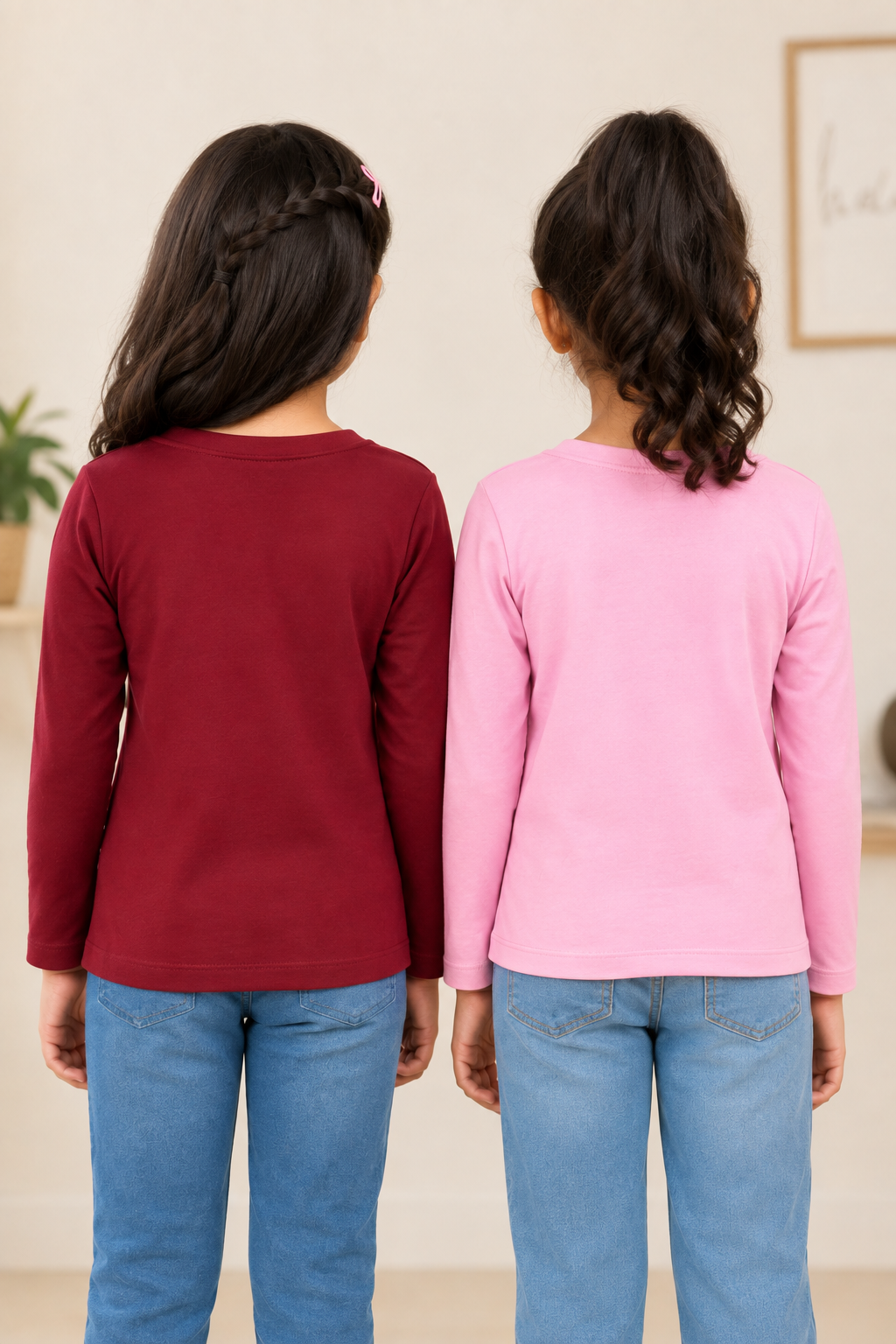 3PIN Girls pack Of 2 T-shirt 2-14 Y