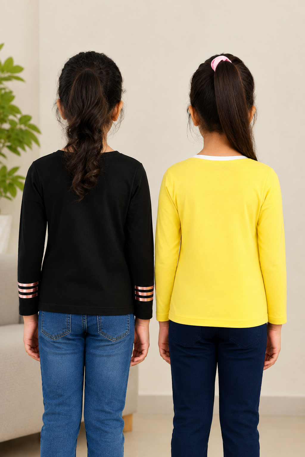 3PIN Girls pack Of 2 T-shirt 2-14 Y