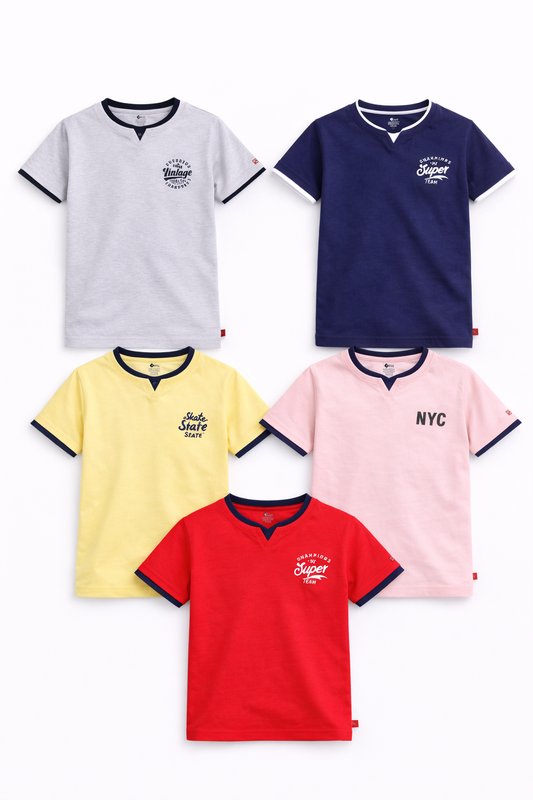 Boys Tshirt Pack of 5
