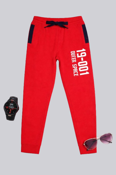 Boys Cotton Joggers Printed