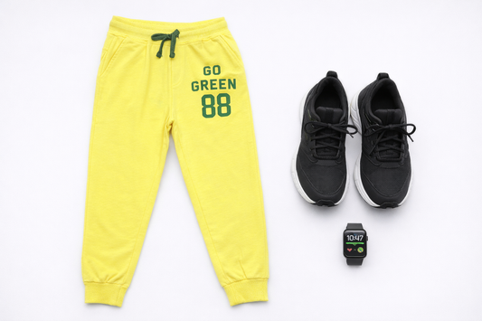 Boys Cotton Joggers Printed