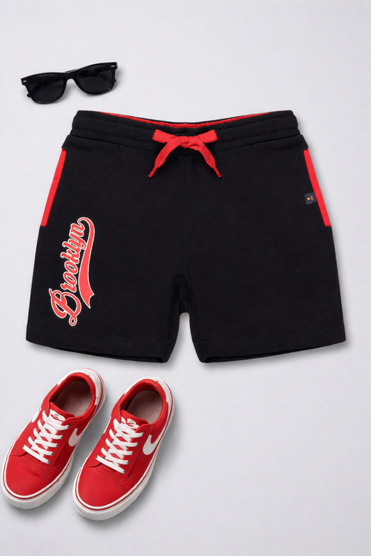 Boys Cotton Shorts Printed