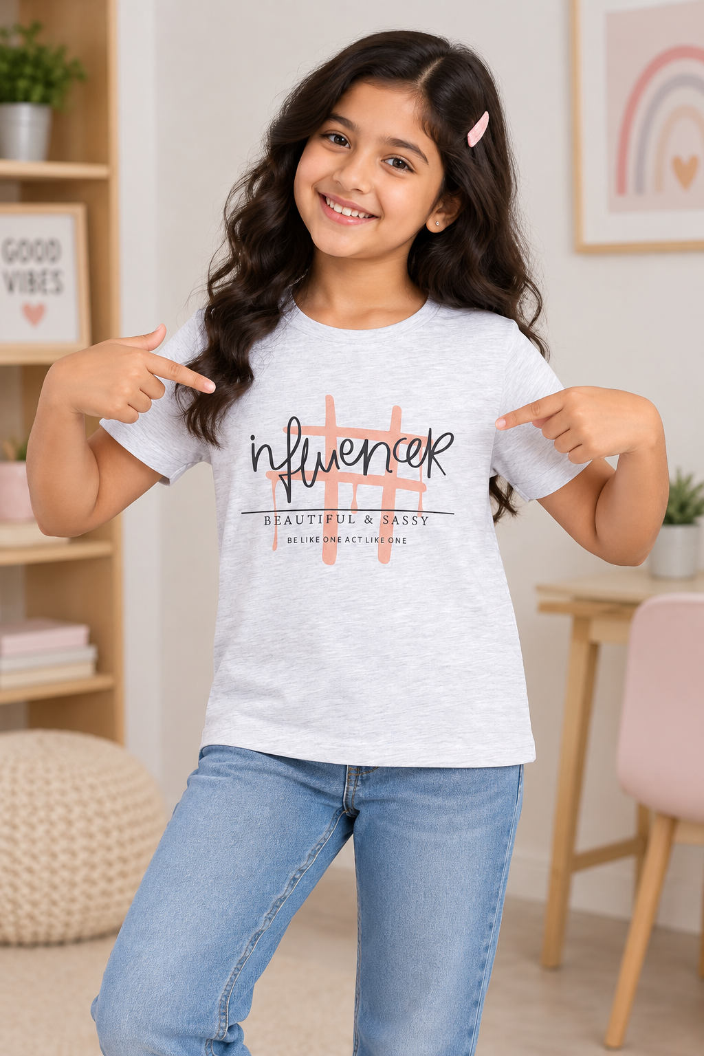 Girls Cotton Tshirt