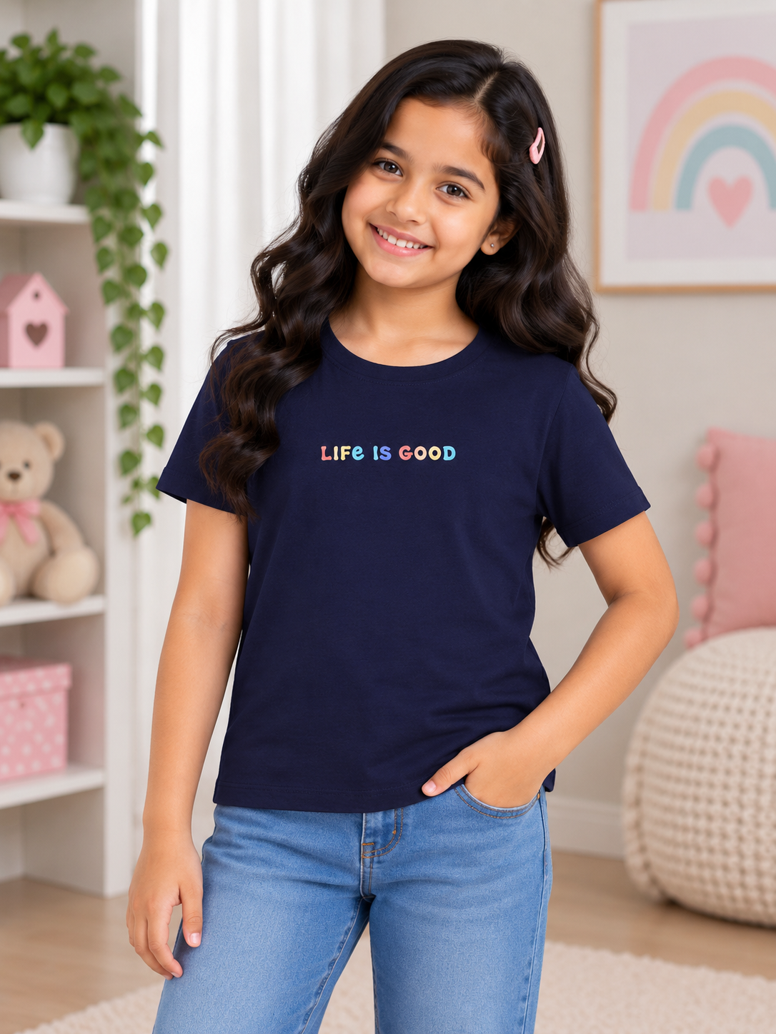 Girls Cotton Tshirt