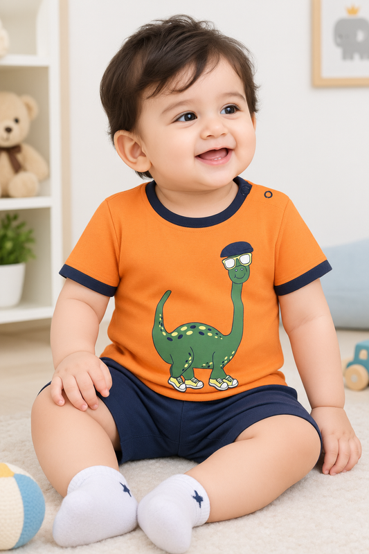 Boys Cotton T-Shirt Printed