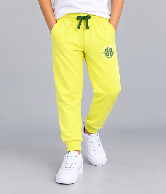 Boys Cotton Joggers Printed