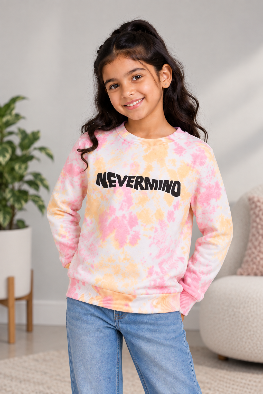 Girls Cotton Sweatshirt