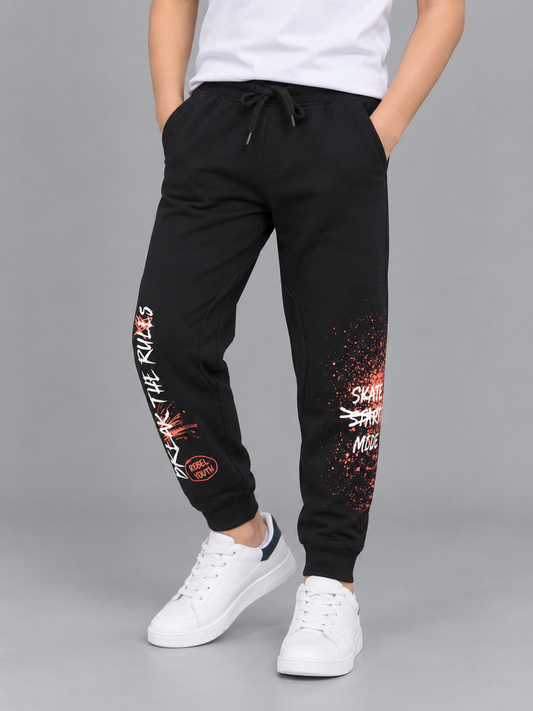 Boys Cotton Joggers Printed