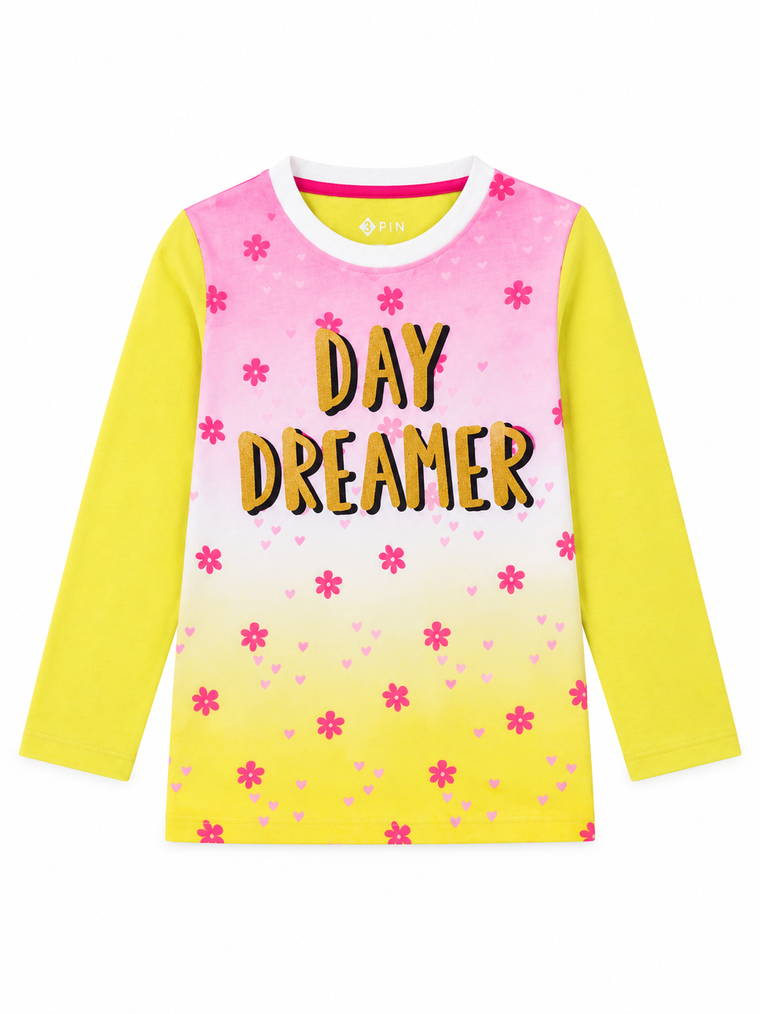 3PIN Girls pack Of 2 T-shirt 2-14 Y