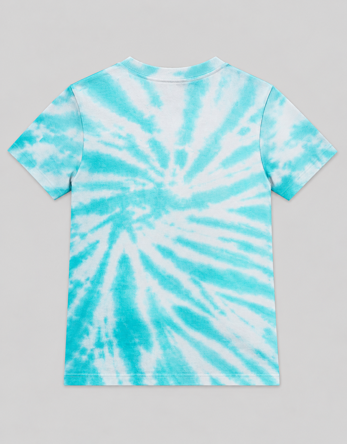Girls Printed Tie & Dye Round Neck Cotton T-Shirt