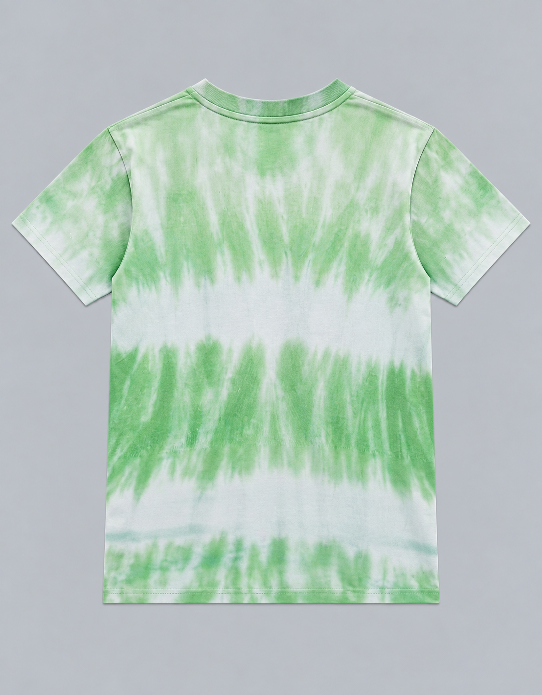 Boys Printed Tie & Dye Round Neck Cotton T-Shirt