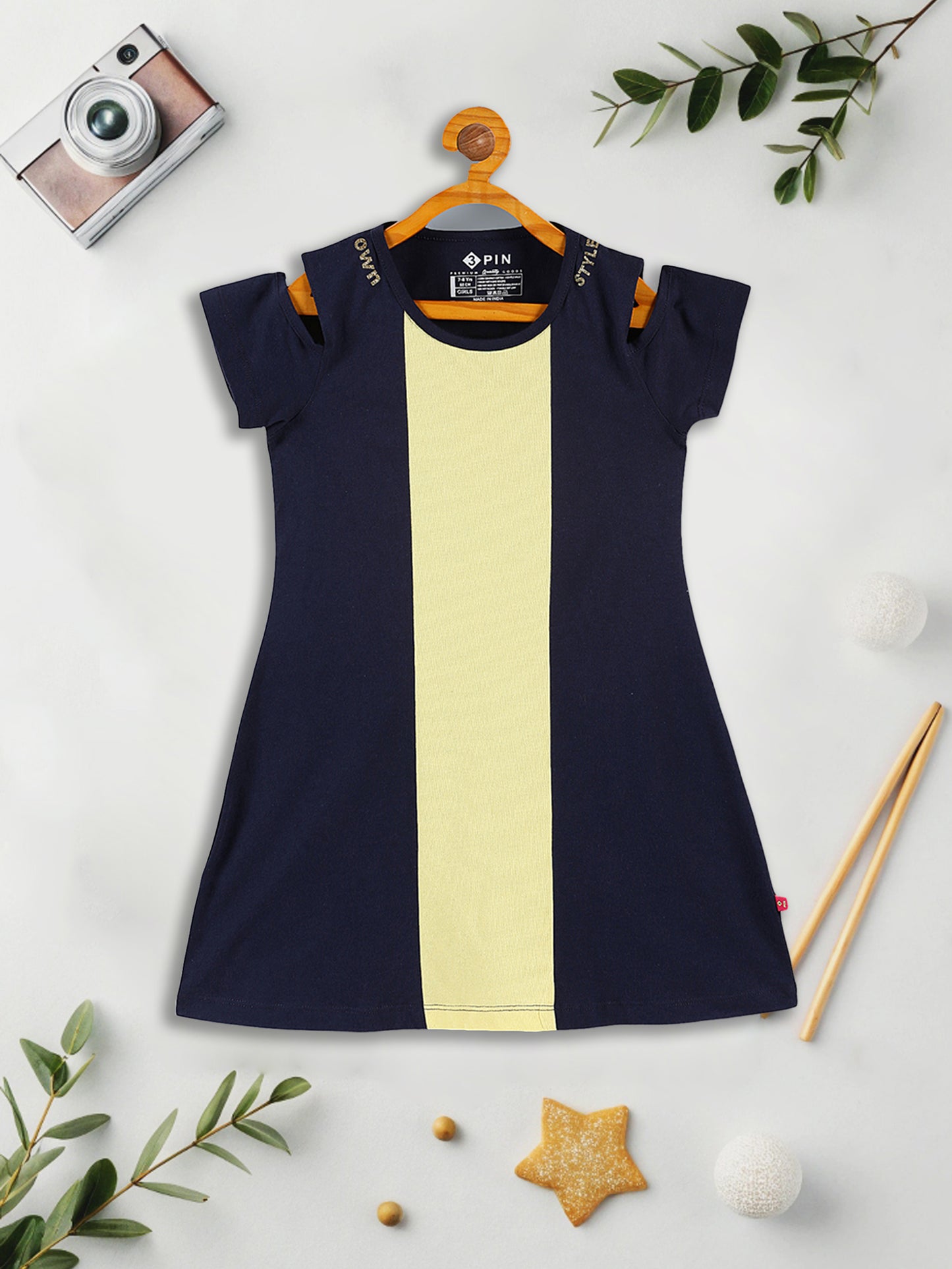 Girls Multicolor Dress - Pack of 4