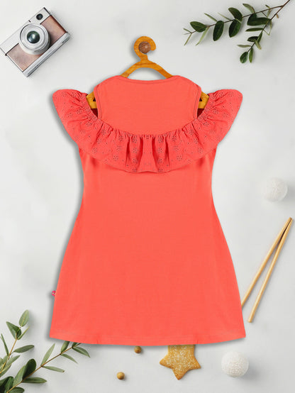 Girls Multicolor Dress - Pack of 4