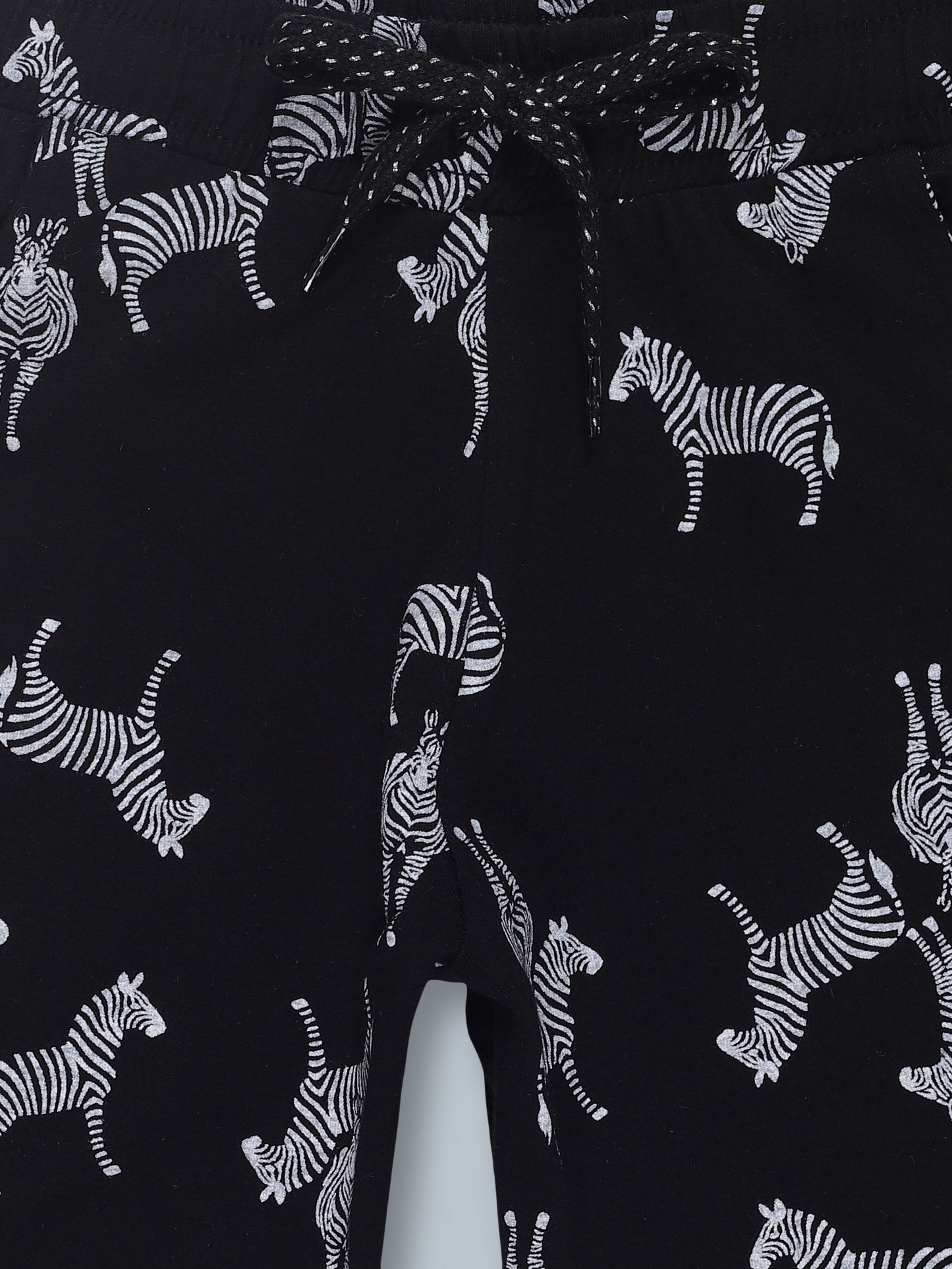 3PIN 100% Cotton Knit  Pack Of 2 Solid and All over Printed Shorts - Multi
