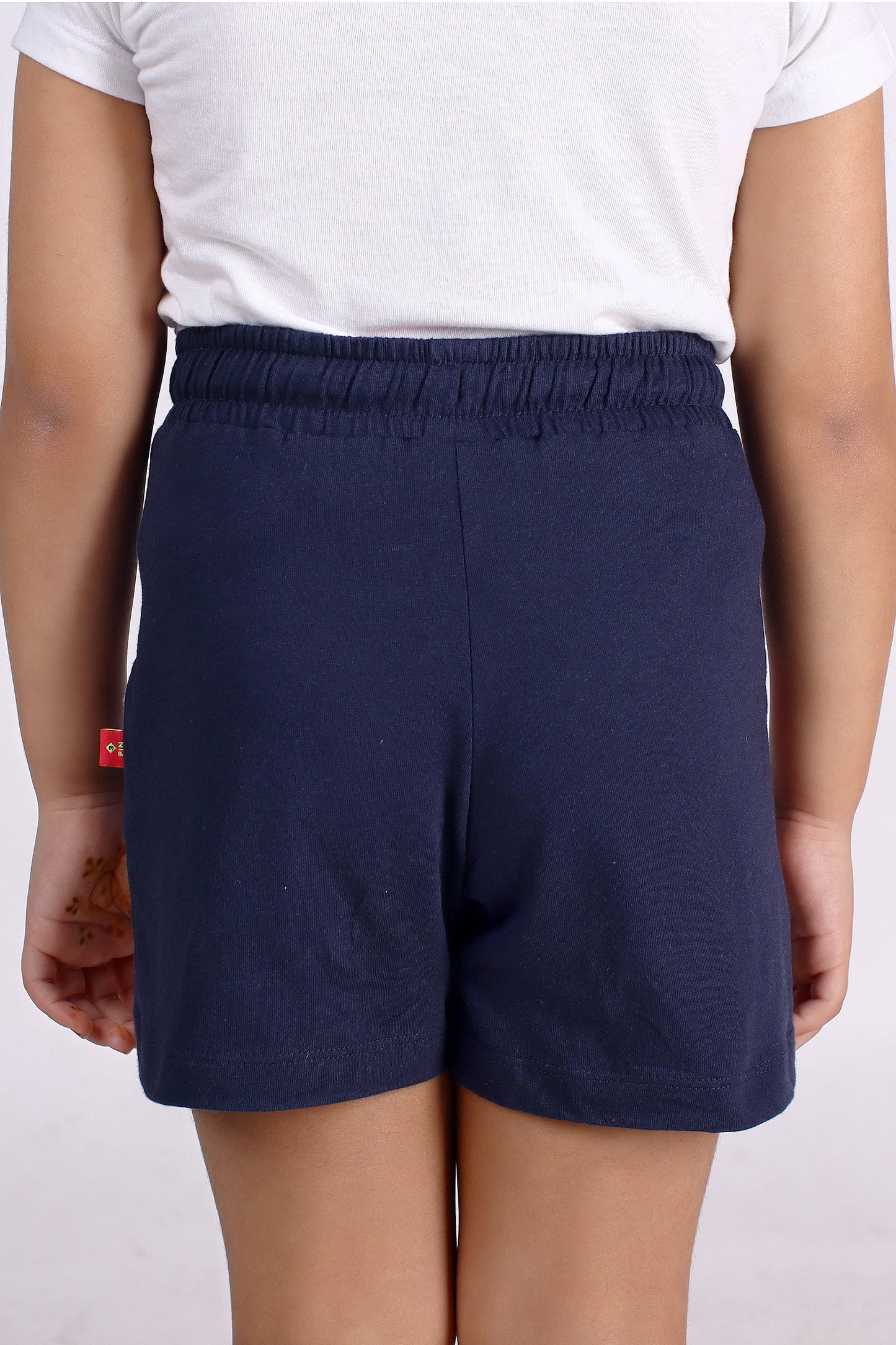 3PIN 100% Cotton Knit  Pack Of 2 Solid and All over Printed Shorts - Multi