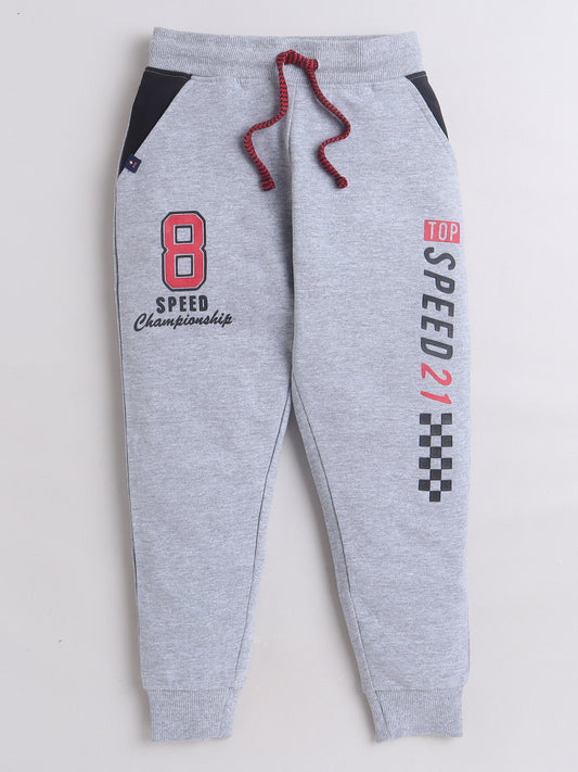 Boys Cotton Joggers Printed