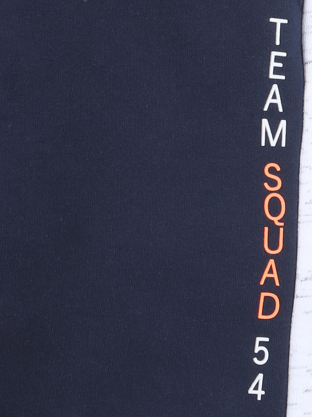 Boys' Cotton Solid Joggers With Drawstring Closure - Navy Blue